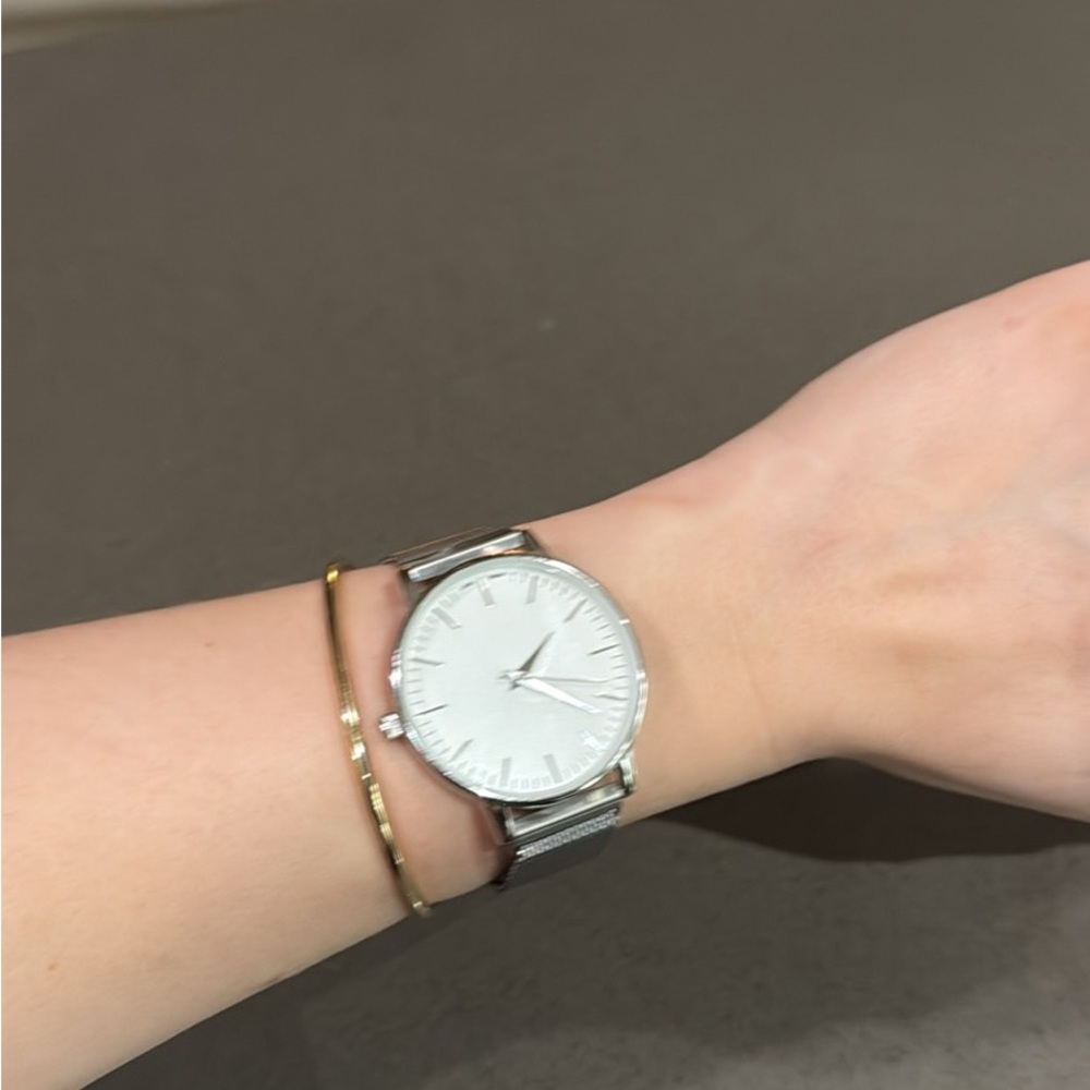 Silver Adjustable Watch